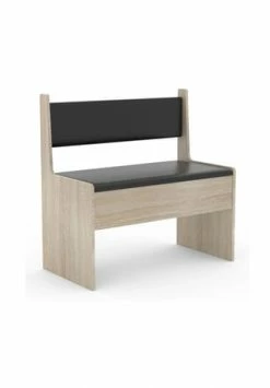 VCM. - My Home Holz Eckbank Sitzbank Bank Mit Truhe Esal Breite 80 Cm Sonoma-Eiche