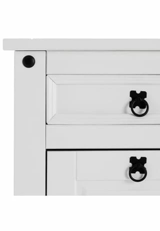 IDIMEX Schuhkipper Mit 2 Schubladen, Mexico Möbel TEQUILA Weiß 6 IDIMEX Schuhkipper Mit 2 Schubladen, Mexico Möbel TEQUILA Weiß – Bild 6