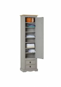 IDIMEX Schuhschrank TEQUILA, Kiefer Massiv, Mit 2 Schubladen Und 8 Fächer, Mexiko TEQUILA Grau/ Braun -Wohn-esszimmer Verkäufe unnamed file 1015