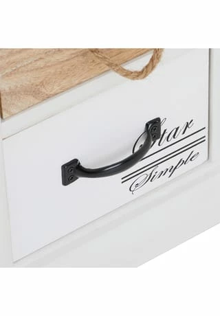 CARO-Möbel Sitzbank Mit 6 Schubkästen In Weiß SALVA Weiß 6 CARO-Möbel Sitzbank Mit 6 Schubkästen In Weiß SALVA Weiß – Bild 6