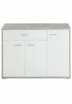 CARO-Möbel Schuhschrank 1 Schublade, 3 Türen DEUSTO Betonoptik/weiß 8 CARO-Möbel Schuhschrank 1 Schublade, 3 Türen DEUSTO Betonoptik/weiß -Wohn-esszimmer Verkäufe unnamed file 1057