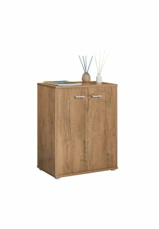 CARO-Möbel Schuhschrank 2 Türen In Verschiedenen Farben LENNIS Eiche Dunkelbraun 1 CARO-Möbel Schuhschrank 2 Türen In Verschiedenen Farben LENNIS Eiche Dunkelbraun