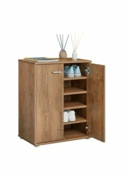 CARO-Möbel Schuhschrank 2 Türen In Verschiedenen Farben LENNIS Eiche Dunkelbraun 8 CARO-Möbel Schuhschrank 2 Türen In Verschiedenen Farben LENNIS Eiche Dunkelbraun -Wohn-esszimmer Verkäufe unnamed file 1075