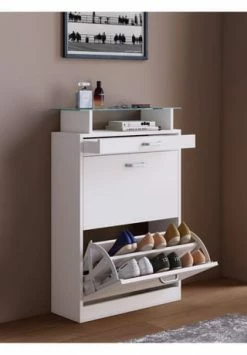 VCM. - My Home Holz Regal Kipper Schuhregal Schuhschrank Schuhkipper 2 Klappen Ablage Braso Weiß 6 VCM. - My Home Holz Regal Kipper Schuhregal Schuhschrank Schuhkipper 2 Klappen Ablage Braso Weiß -Wohn-esszimmer Verkäufe unnamed file 1099