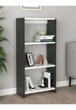 VCM. - My Home Holz Raumteiler Stand Regal Bücherregal Deko Bücher Standregal Tilus L Gesamt: Breite 45cm, Höhe 100cm, Tiefe 22cm 2 VCM. - My Home Holz Raumteiler Stand Regal Bücherregal Deko Bücher Standregal Tilus L Gesamt: Breite 45cm, Höhe 100cm, Tiefe 22cm – Bild 2