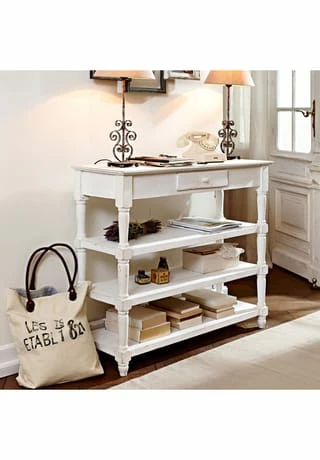 LOBERON Konsole Euville Braun/antikweiß Braun/ Antikweiß 3 LOBERON Konsole Euville Braun/antikweiß Braun/ Antikweiß – Bild 3