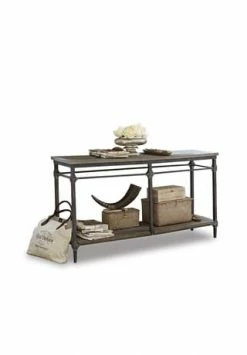 LOBERON Konsole Caspian Braun/grau Braun/ Grau