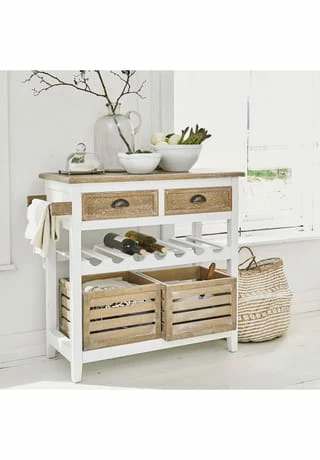 LOBERON Konsole Longbridge Antikweiß/braun Antikweiß/ Braun 2 LOBERON Konsole Longbridge Antikweiß/braun Antikweiß/ Braun – Bild 2