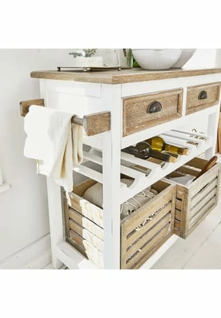 LOBERON Konsole Longbridge Antikweiß/braun Antikweiß/ Braun 5 LOBERON Konsole Longbridge Antikweiß/braun Antikweiß/ Braun – Bild 5