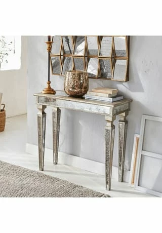 LOBERON Konsole Ergny Antiksilber Antiksilber 2 LOBERON Konsole Ergny Antiksilber Antiksilber – Bild 2