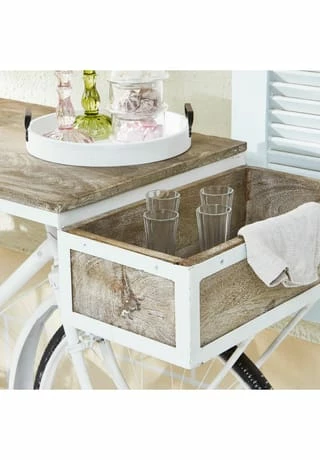 LOBERON Konsole Aubervilliers Antikweiß Antikweiß 4 LOBERON Konsole Aubervilliers Antikweiß Antikweiß – Bild 4