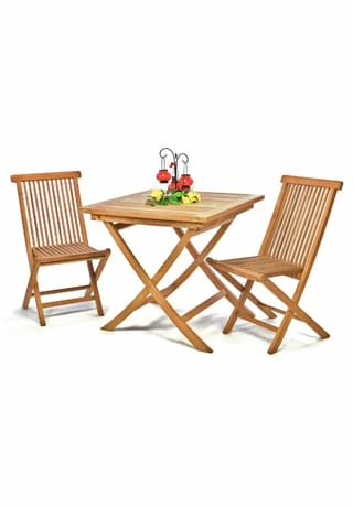 VCM. Balkontisch Gartentisch Teakholz Beistelltisch Behandelt 80 X 80 Cm Braun 5 VCM. Balkontisch Gartentisch Teakholz Beistelltisch Behandelt 80 X 80 Cm Braun – Bild 5