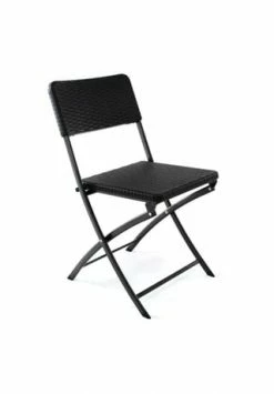 VCM. Klappstuhl 2er Set Schwarz In Rattan-Optik Gartenstuhl Balkonstuhl 80 X 40 Cm Schwarz 9 VCM. Klappstuhl 2er Set Schwarz In Rattan-Optik Gartenstuhl Balkonstuhl 80 X 40 Cm Schwarz -Wohn-esszimmer Verkäufe unnamed file 1211