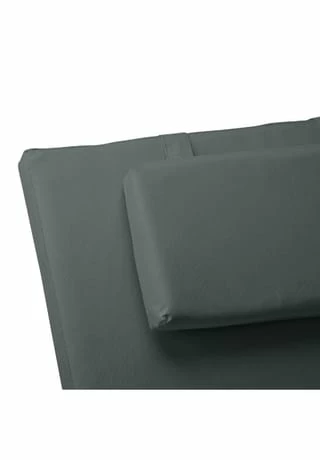 VCM. 2x Liegenauflage Polster Für Gartenliege Kopfkissen Anthrazit Anthrazit 2 VCM. 2x Liegenauflage Polster Für Gartenliege Kopfkissen Anthrazit Anthrazit – Bild 2