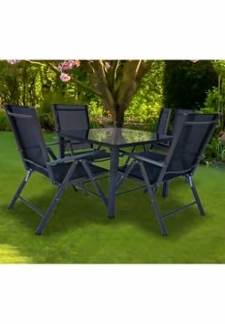 VCM. Set Gartenmöbel Alu Glas Gartenset Sitzgruppe Essgruppe Tisch Stühle 80 SW Tisch + 4 Stühle: Schwarz 9 VCM. Set Gartenmöbel Alu Glas Gartenset Sitzgruppe Essgruppe Tisch Stühle 80 SW Tisch + 4 Stühle: Schwarz -Wohn-esszimmer Verkäufe unnamed file 1232