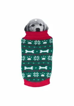 SIX Hunde Accessoire Winterliches Muster