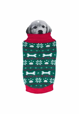 SIX Hunde Accessoire Winterliches Muster 1 SIX Hunde Accessoire Winterliches Muster