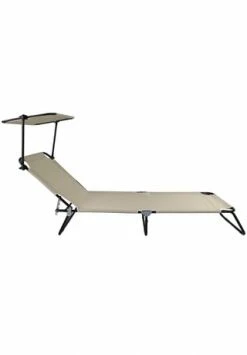 VCM. Gartenliege Liege Sonnenliege Liegestuhl Faltbar Klappbar Balkonliege Dach Creme 6 VCM. Gartenliege Liege Sonnenliege Liegestuhl Faltbar Klappbar Balkonliege Dach Creme -Wohn-esszimmer Verkäufe unnamed file 1251