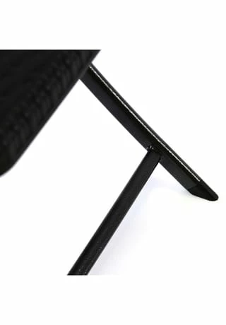 VCM. Klappstuhl Schwarz In Rattan-Optik Gartenstuhl Balkonstuhl 80 X 40 Cm Schwarz 3 VCM. Klappstuhl Schwarz In Rattan-Optik Gartenstuhl Balkonstuhl 80 X 40 Cm Schwarz – Bild 3