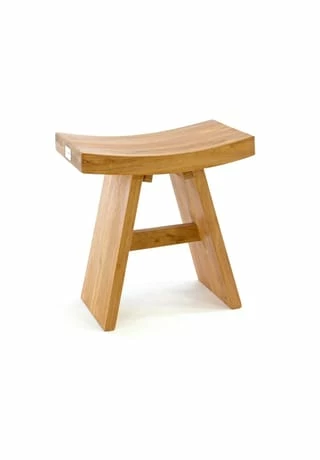 VCM. Hocker Behandeltem Teakholz Sitzhocker Holzhocker Massiv Höhe 47cm Braun 1 VCM. Hocker Behandeltem Teakholz Sitzhocker Holzhocker Massiv Höhe 47cm Braun