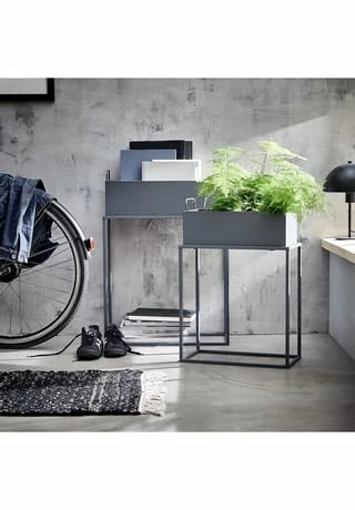 BUTLERS® PLANTA Pflanzkasten Mit Gestell B 45 X T 21cm Grau 2 BUTLERS® PLANTA Pflanzkasten Mit Gestell B 45 X T 21cm Grau – Bild 2