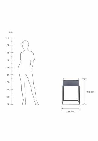 BUTLERS® PLANTA Pflanzkasten Mit Gestell B 45 X T 21cm Grau 4 BUTLERS® PLANTA Pflanzkasten Mit Gestell B 45 X T 21cm Grau – Bild 4