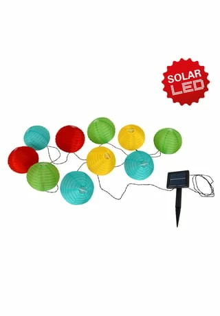 Näve Leuchten LED Japanballon-10er-Solar-Lichterkette Bunt 3 Näve Leuchten LED Japanballon-10er-Solar-Lichterkette Bunt – Bild 3