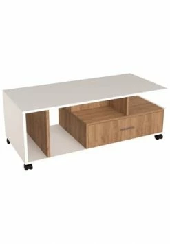 VCM. - My Home Holz Beistelltisch Couchtisch Sofatisch Wohnzimmertisch Rollen Schublade Silus Weiß / Honig-Eiche 5 VCM. - My Home Holz Beistelltisch Couchtisch Sofatisch Wohnzimmertisch Rollen Schublade Silus Weiß / Honig-Eiche -Wohn-esszimmer Verkäufe unnamed file 135