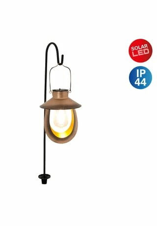 Näve Leuchten LED-Solar-Deko-Pendelleuchte Incl. Erdspieß - H: 90cm 2 Näve Leuchten LED-Solar-Deko-Pendelleuchte Incl. Erdspieß - H: 90cm – Bild 2