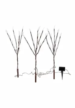 Näve Leuchten 3er-Set LED Außendeko-Erdspieß