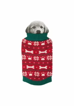 SIX Hunde Accessoire Winterliches Muster