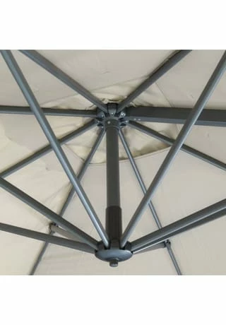 Doppler® Regenschirm Ravenna AX 275x275 Cm Hellgrau 9 Doppler® Regenschirm Ravenna AX 275x275 Cm Hellgrau – Bild 9