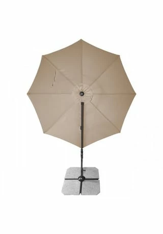 Doppler® Regenschirm Ravenna Smart 300 Cm Greige 4 Doppler® Regenschirm Ravenna Smart 300 Cm Greige – Bild 4