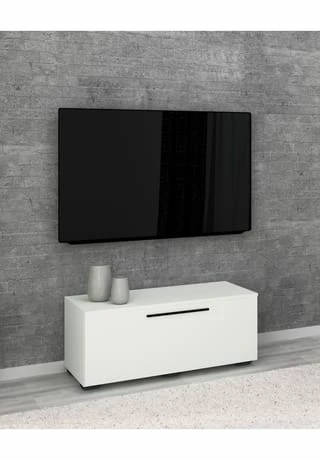VCM. - My Media Holz TV Lowboard Möbel Fernsehschrank Tisch Konsole Fernsehtisch Arila S Weiß 3 VCM. - My Media Holz TV Lowboard Möbel Fernsehschrank Tisch Konsole Fernsehtisch Arila S Weiß – Bild 3