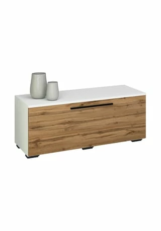 VCM. - My Media Holz TV Lowboard Möbel Fernsehschrank Tisch Konsole Fernsehtisch Arila S Weiß / Honig-Eiche 1 VCM. - My Media Holz TV Lowboard Möbel Fernsehschrank Tisch Konsole Fernsehtisch Arila S Weiß / Honig-Eiche