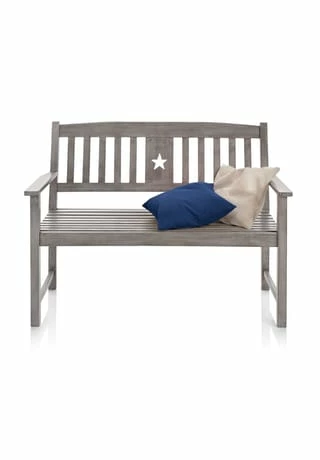 PURE DAY Outdoor-Bank Stern Grau 2 PURE DAY Outdoor-Bank Stern Grau – Bild 2