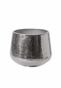 PURE DAY Übertopf Big Silver Metallfarben