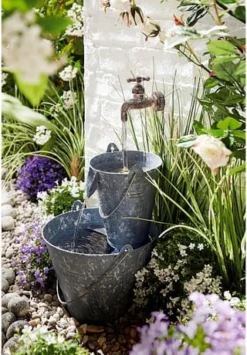 PURE DAY Outdoor-Brunnen Zinkeimer 7 PURE DAY Outdoor-Brunnen Zinkeimer -Wohn-esszimmer Verkäufe unnamed file 1633