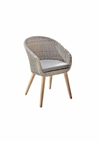 PURE DAY Outdoor-Stuhl Mira Grau 1 PURE DAY Outdoor-Stuhl Mira Grau