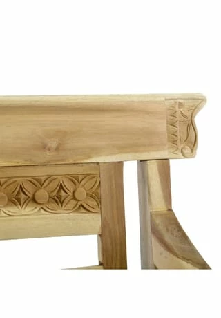 VCM. 2-Sitzer Kinderbank Gartenbank Antik Hochwertig Teak Holz Natur 80cm Braun 2 VCM. 2-Sitzer Kinderbank Gartenbank Antik Hochwertig Teak Holz Natur 80cm Braun – Bild 2