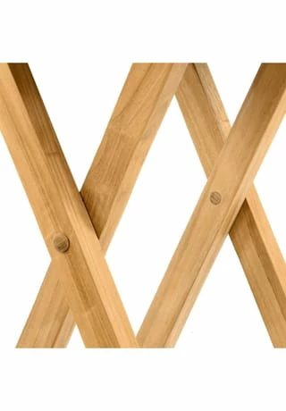 VCM. Balkontisch Gartentisch Beistelltisch Teakholz Klappbar Behandelt Ø60cm Braun 4 VCM. Balkontisch Gartentisch Beistelltisch Teakholz Klappbar Behandelt Ø60cm Braun – Bild 4