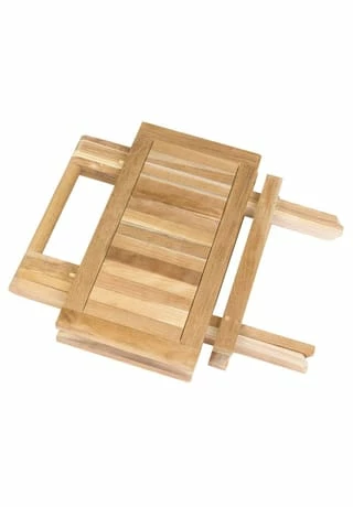 VCM. Balkontisch Gartentisch Teakholz Beistelltisch Klappbar Natur 50 X 50 Cm Braun 2 VCM. Balkontisch Gartentisch Teakholz Beistelltisch Klappbar Natur 50 X 50 Cm Braun – Bild 2