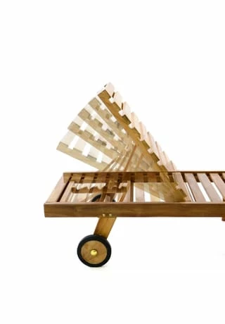 VCM. Sonnenliege Gartenliege Liegestuhl Teakholz Klappbar Behandelt Braun 3 VCM. Sonnenliege Gartenliege Liegestuhl Teakholz Klappbar Behandelt Braun – Bild 3