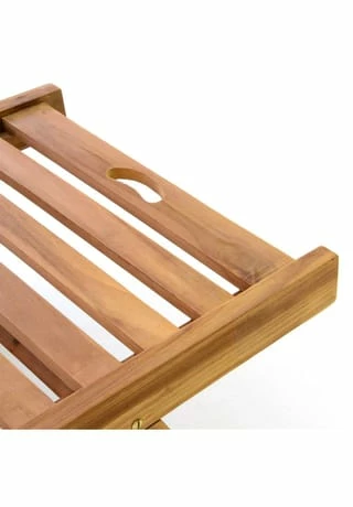 VCM. Sonnenliege Gartenliege Liegestuhl Teakholz Klappbar Behandelt Braun 4 VCM. Sonnenliege Gartenliege Liegestuhl Teakholz Klappbar Behandelt Braun – Bild 4