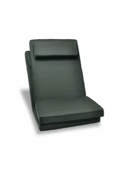 VCM. 2er Set Sitzauflage Stuhlauflage Polster Gartenstuhl Klappstuhl Anthrazit Anthrazit