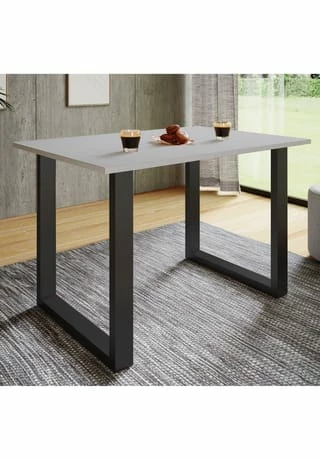 VCM. - My Home Premium Holz Esstisch Küchentisch Speisetisch Tisch Xona U Schwarz 3 VCM. - My Home Premium Holz Esstisch Küchentisch Speisetisch Tisch Xona U Schwarz – Bild 3