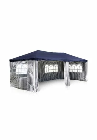 VCM. Pavillon Partyzelt Blau 3x6m PE 110g/m² Gartenzelt Festzelt Eventzelt Marktzelt 1 VCM. Pavillon Partyzelt Blau 3x6m PE 110g/m² Gartenzelt Festzelt Eventzelt Marktzelt