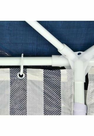 VCM. Pavillon Partyzelt Blau 3x6m PE 110g/m² Gartenzelt Festzelt Eventzelt Marktzelt 3 VCM. Pavillon Partyzelt Blau 3x6m PE 110g/m² Gartenzelt Festzelt Eventzelt Marktzelt – Bild 3