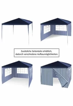VCM. Pavillon Partyzelt 3x3m Blau Weiß Wasserdicht 4 Seitenteile Gartenzelt Eventzelt 11 VCM. Pavillon Partyzelt 3x3m Blau Weiß Wasserdicht 4 Seitenteile Gartenzelt Eventzelt -Wohn-esszimmer Verkäufe unnamed file 1759