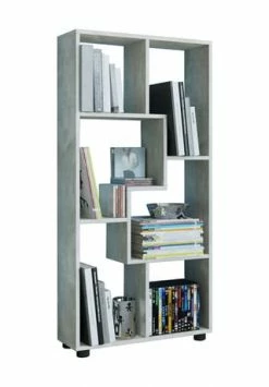 VCM. - My Home Holz Standregal Bücherregal Medienregal Aufbewahrung Raumteiler Deko Regal Blina Gesamt: Breite 60cm, Höhe 119cm, Tiefe 20cm